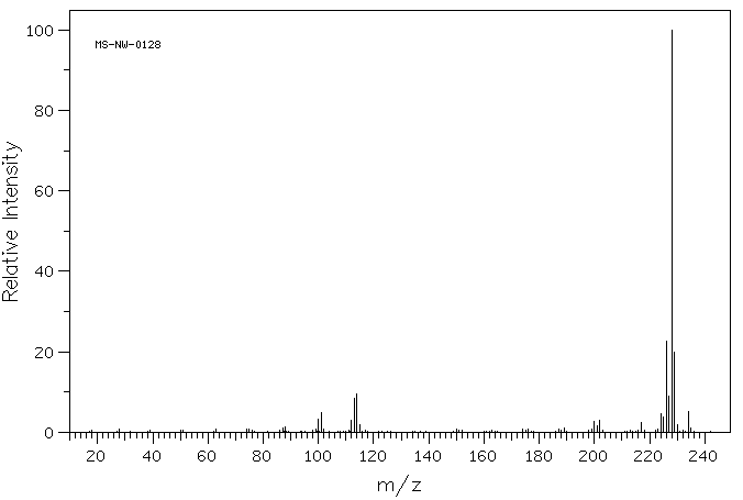Chrysene(218-01-9) MS