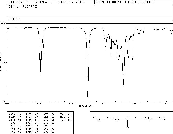 Ethyl valerate(539-82-2) IR2