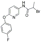 N1-[6-(4-FLUOROPHENOXY)-3-PYRIDYL]-2-BROMOPROPANAMIDE Structure