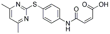 4-[[4-[(4,6-DIMETHYLPYRIMIDIN-2-YL)THIO]PHENYL]AMINO]-4-OXO-(2Z)-BUTENOIC ACID