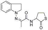 2-(2,3-DIHYDROINDOL-1-YL)IMINO-N-(4,5-DIHYDRO-2(3H)-THIOPHENON-3-YL)PROPANAMIDE Structure