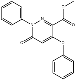 METHYL 6-OXO-4-PHENOXY-1-PHENYL-1,6-DIHYDRO-3-PYRIDAZINECARBOXYLATE
