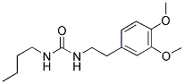 1-(2-(3,4-DIMETHOXYPHENYL)ETHYL)-3-BUTYLUREA Structure