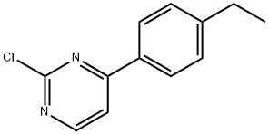 2-Chloro-4-(4-ethyl-phenyl)-pyrimidine Structure