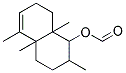 1,3,6,7-Tetramethylbicyclo-[4.4.0]-dec-7-en-2-yl formate Struktur