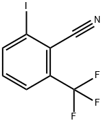 2-IODO-6-(TRIFLUOROMETHYL)BENZONITRILE Struktur