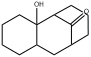 2-HYDROXY-TRICYCLO[7.3.1.0(2,7)]TRIDECAN-13-ONE Struktur