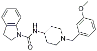 N-[1-(3-METHOXYBENZYL)PIPERIDIN-4-YL]INDOLINE-1-CARBOXAMIDE