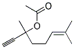 ACETIC ACID 1-ETHYNYL-1,5-DIMETHYL-HEX-4-ENYL ESTER Struktur