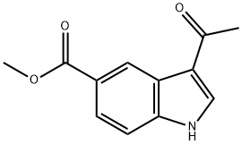 METHYL 3-ACETYL-1H-INDOLE-5-CARBOXYLATE 結(jié)構(gòu)式
