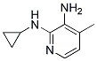N2-CYCLOPROPYL-4-METHYL-PYRIDINE-2,3-DIAMINE Structure