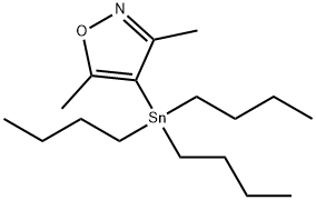 3,5-DIMETHYL-4-(TRIBUTYLSTANNYL)ISOXAZOLE Structure