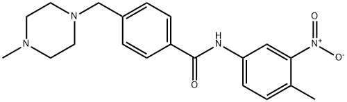 N-(4-METHYL-3-NITROPHENYL)-4-(4-METHYLPIPERAZINOMETHYL)BENZAMIDE Structure