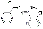 O2-BENZOYL-3-CHLOROPYRAZINE-2-CARBOHYDROXIMAMIDE, TECH Struktur