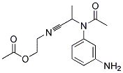 (N-Acetoxyethyl,N-Cyanoethyl)-m-Amino Acetanilide Struktur