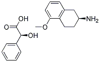 (S)-2-Amino-5-methoxytetralin (S)-mandelate Struktur