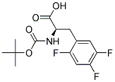 Boc-2,4,5-Trifluoro-D-Phenylalanine Structure