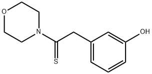 3-HYDROXYPHENYLTHIOACETMORPHOLIDE Structure