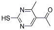 5-Acetyl-4-methylpyrimidine-2-thiol Struktur