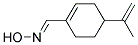 4-ISOPROPENYL-1-CYCLOHEXENECARBALDEHYDEOXIME Struktur
