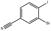 3-Bromo-4-iodobenzonitrile Struktur