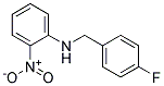 (4-Fluoro-benzyl)-(2-nitro-phenyl)-amine Struktur
