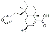 (3S,5S,6R,8aS)-5-(2-Furan-3-yl-ethyl)-3-hydroxy-5,6,8a-trimethyl-3,4,4a,5,6,7,8,8a-octahydronaphthalene-1-carboxylicacid Struktur