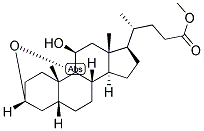 5-BETA-CHOLANIC ACID-3-ALPHA, 9-ALPHA-EPOXY-11-BETA-OL METHYL ESTER