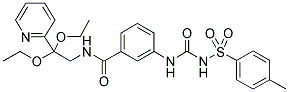 N-[3-[[[2,2-DIETHOXY-2-(PYRIDIN-2-YL)ETHYL]AMINO]CARBONYL]PHENYL]-N'-[(4-METHYLPHENYL)SULPHONYL]UREA