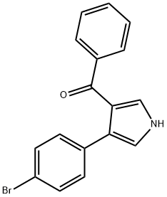 [4-(4-BROMOPHENYL)-1H-PYRROL-3-YL](PHENYL)METHANONE Structure