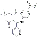 METHYL 2,9-DIAZA-14,14-DIMETHYL-12-OXO-10-(3-PYRIDYL)TRICYCLO[9.4.0.0(3,8)]PENTADECA-1(11),3(4),5,7-TETRAENE-5-CARBOXYLATE