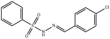 N'-[(4-CHLOROPHENYL)METHYLENE]BENZENESULFONOHYDRAZIDE Struktur
