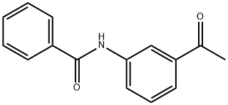 N-(3-乙酰苯基)苯甲酰胺 結(jié)構(gòu)式