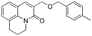 2,3-DIHYDRO-6-[(4-METHYLBENZYLOXY)METHYL]-(1H,5H)-BENZO[IJ]QUINOLIZIN-5-ONE Structure