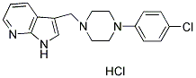 3-([4-(4-CHLOROPHENYL)PIPERAZIN-1-YL]METHYL)-1H-PYRROLO(2,3-B)PYRIDINE HYDROCHLORIDE Structure