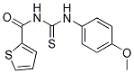 N-(((4-METHOXYPHENYL)AMINO)THIOXOMETHYL)-2-THIENYLFORMAMIDE