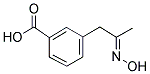 (3-CARBOXYPHENYL)ACETONE OXIME Struktur