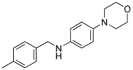N-(4-METHYLBENZYL)-4-MORPHOLIN-4-YLANILINE Struktur