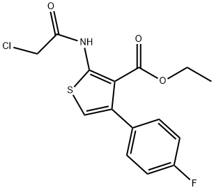 2-(2-CHLORO-ACETYLAMINO)-4-(4-FLUORO-PHENYL)-THIOPHENE-3-CARBOXYLIC ACID ETHYL ESTER price.