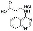 3-(QUINAZOLIN-4-YLAMINO)-PROPIONIC ACIDHYDROCHLORIDE Struktur