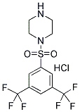 1-(3,5-BIS-TRIFLUOROMETHYL-BENZENESULFONYL)-PIPERAZINE HYDROCHLORIDE Structure