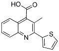 3-METHYL-2-THIOPHEN-2-YL-QUINOLINE-4-CARBOXYLIC ACID Structure
