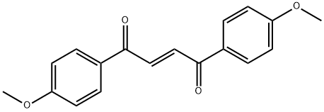 (E)-1,4-BIS(4-METHOXYPHENYL)-2-BUTENE-1,4-DIONE Struktur