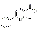 2-CHLORO-6-(2-METHYLPHENYL) NICOTINIC ACID Structure