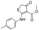 METHYL 2-[(4-METHYLPHENYL)AMINO]-4-OXO-4,5-DIHYDROTHIOPHENE-3-CARBOXYLATE Structure