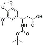 3-TERT-BUTOXYCARBONYLAMINO-3-(7-METHOXY-BENZO[1,3]DIOXOL-5-YL)-PROPIONIC ACID