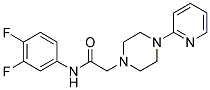 N-(3,4-DIFLUOROPHENYL)-2-(4-(2-PYRIDYL)PIPERAZINYL)ETHANAMIDE