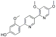 2-(2'-METHOXY-4'-HYDROXY) PHENYL-5-(3',5'-DIMETHOXY) PYRIDYLPYRIDINE Structure
