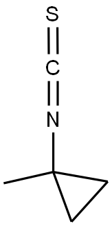 1-METHYLCYCLOPROPYL ISOTHIOCYANATE Structure