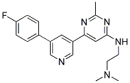 N'-(6-[5-(4-FLUOROPHENYL)PYRIDIN-3-YL]-2-METHYLPYRIMIDIN-4-YL)-N,N-DIMETHYLETHANE-1,2-DIAMINE
